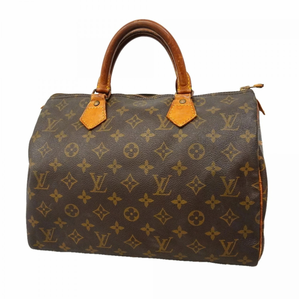 LOUIS VUITTON Brown Monogram Speedy 30 Bag